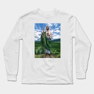 San Judas Thaddeus Long Sleeve T-Shirt